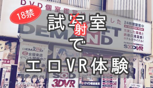 エロ動画をヴァーチャルリアリティで体験してきた話