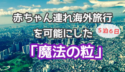 【体験談】赤ちゃん連れ海外旅行の持ち物と注意点まとめ